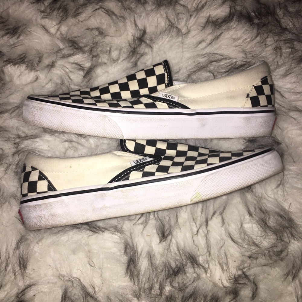 Checkered SlipOn Shoes